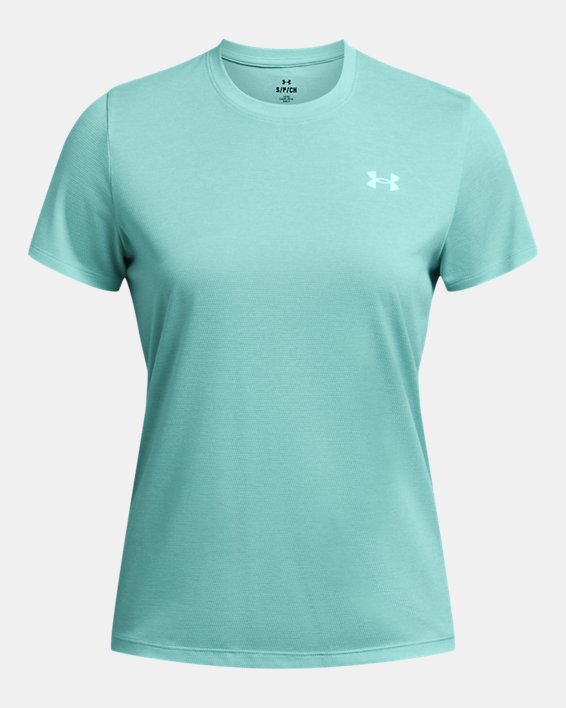 Tee-shirt à manches courtes UA Tech™ Bubble pour femme, Green, pdpMainDesktop image number 2